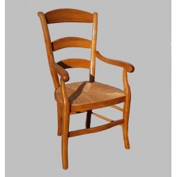 Fauteuil de campagne Louis Philippe haut