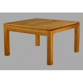 Table carrée Arlequin dessus bois