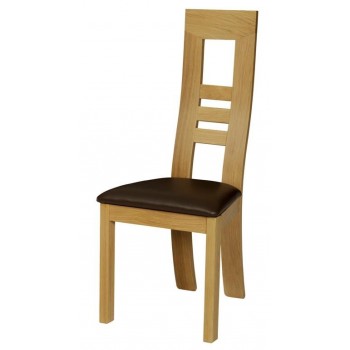 Chaise contemporaine Arlequin 3 barrettes