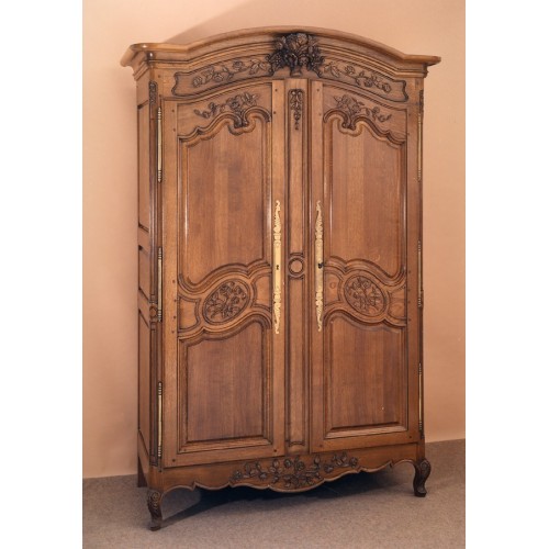 Armoire normande  Rose en chêne