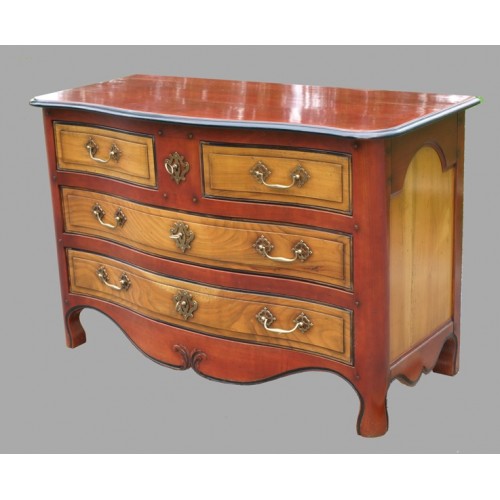 Commode bombée merisier 