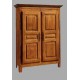 Armoire 2 portes Vieux Bois François