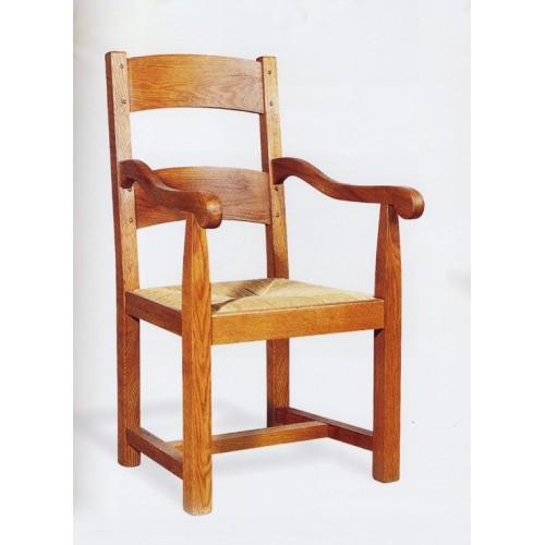 Fauteuil campagnard en chêne n°4