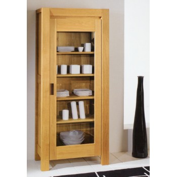 Vitrine contemporaine 1 porte Karla