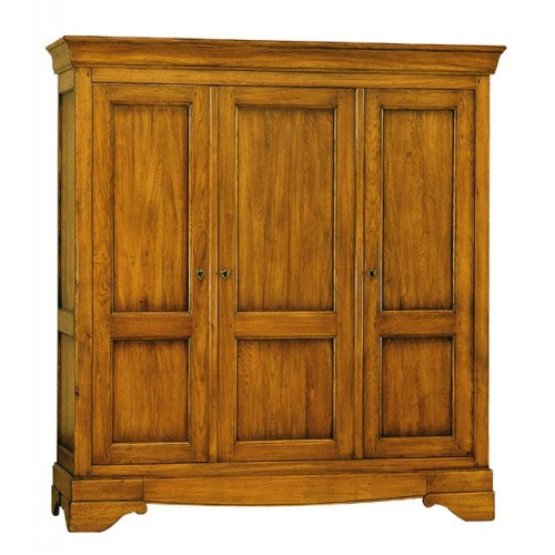 Armoire Louis Philippe 3 portes Rosy 