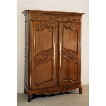 Armoire normande 2 portes Mathilde en merisier