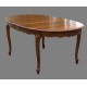 Table normande ovale Rose en noyer