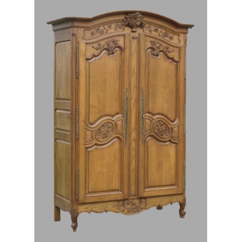 Armoire normande Rosette en chêne