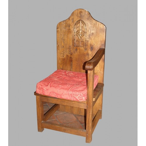 Fauteuil de cheminée Gothique