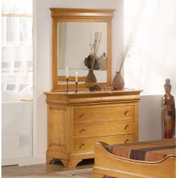 Miroir pour commode Louis Philippe