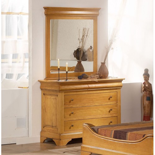 Miroir pour commode Louis Philippe